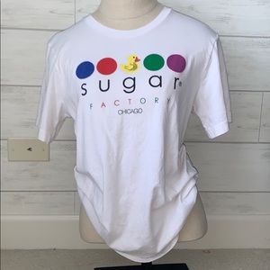 Sugar Factory Graphic White Basic Tee